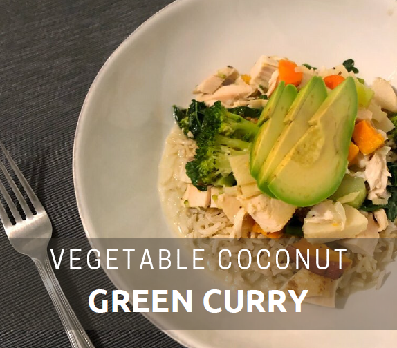 Vegetable Coconut Green Curry - Live Learn Lovewell
