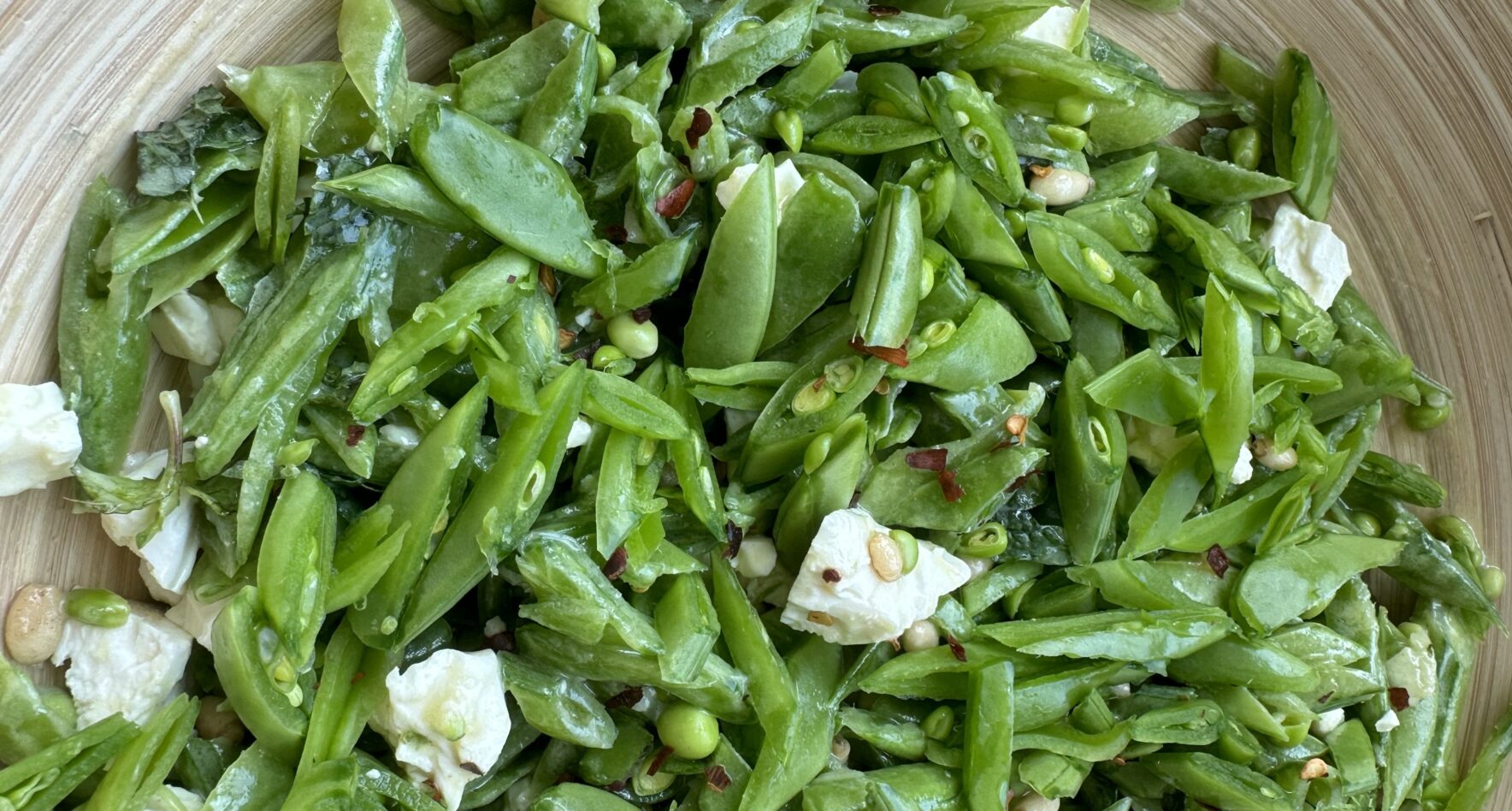 Feta and Lemon Snap Pea Salad - Live Learn Lovewell